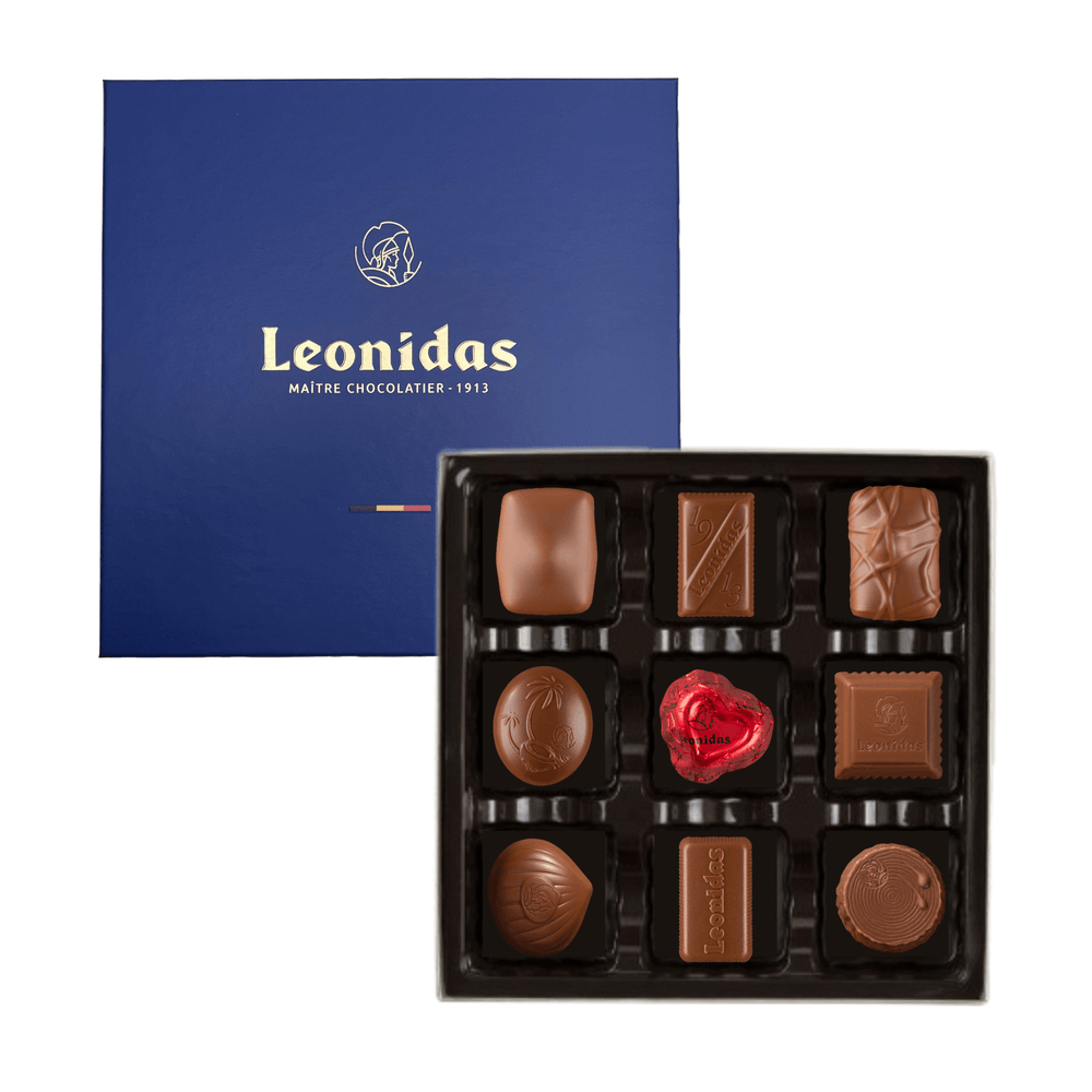 Leonidas Heritage Milk Only Box 9 Chocolates