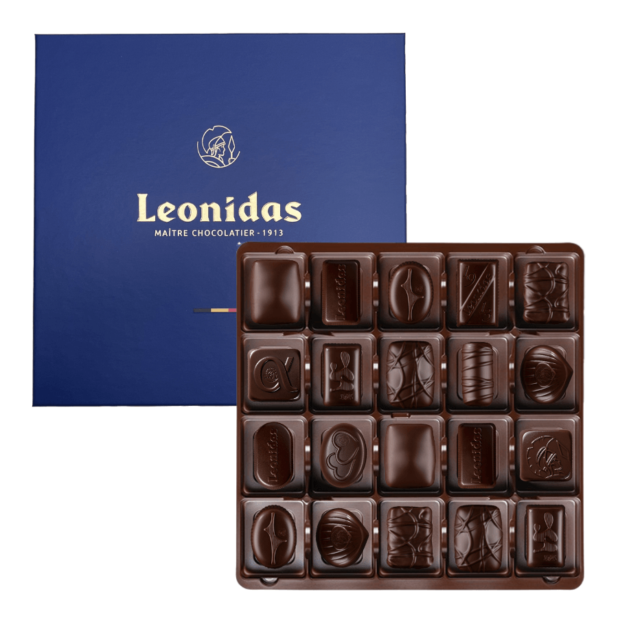 Leonidas Dark Heritage Box 20 Chocolates - leonidasbrighton.co.uk - Leonidas Brighton