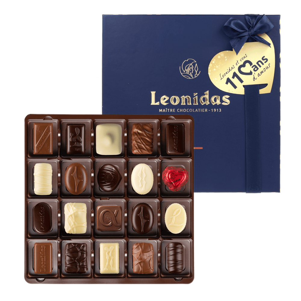 Leonidas Mix Heritage Box 20 Chocolates - leonidasbrighton.co.uk - Leonidas Brighton