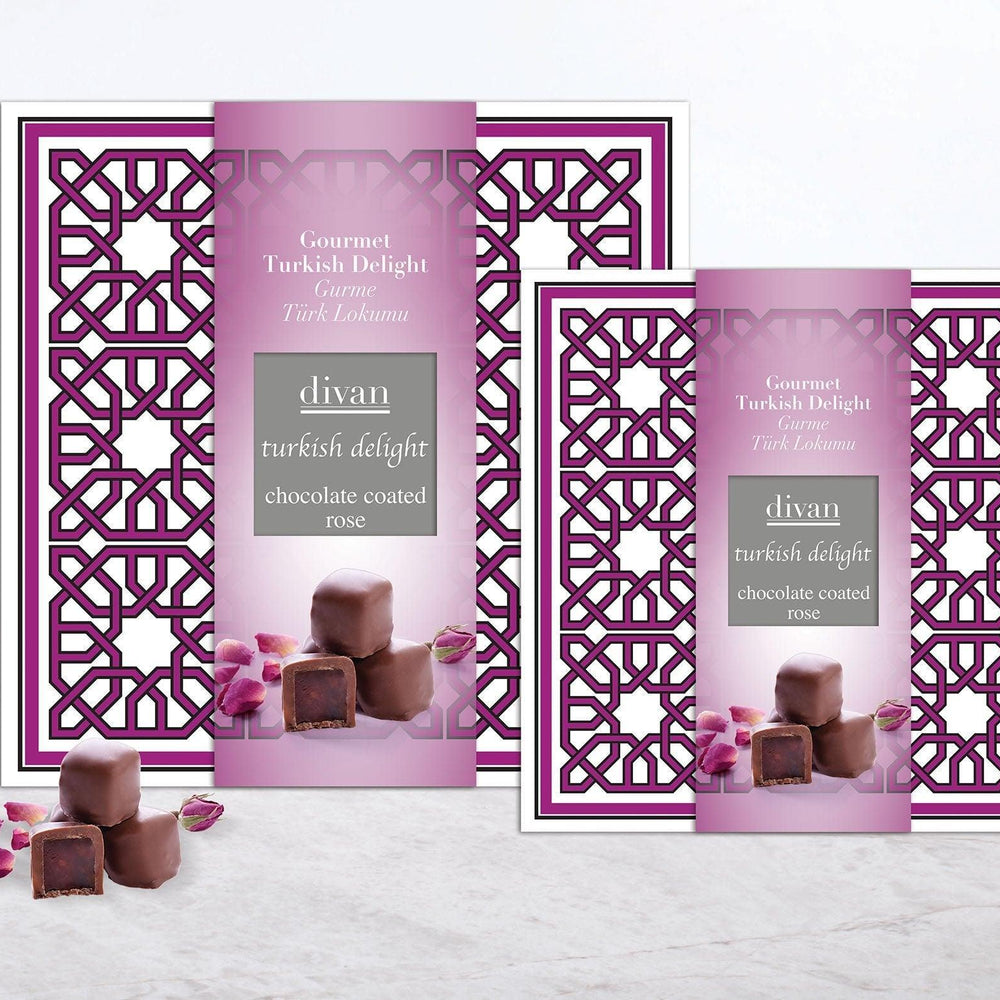 Divan Luxury Turkish Delights - Milk Chocolate Coated Rose - leonidasbrighton.co.uk - Leonidas Brighton