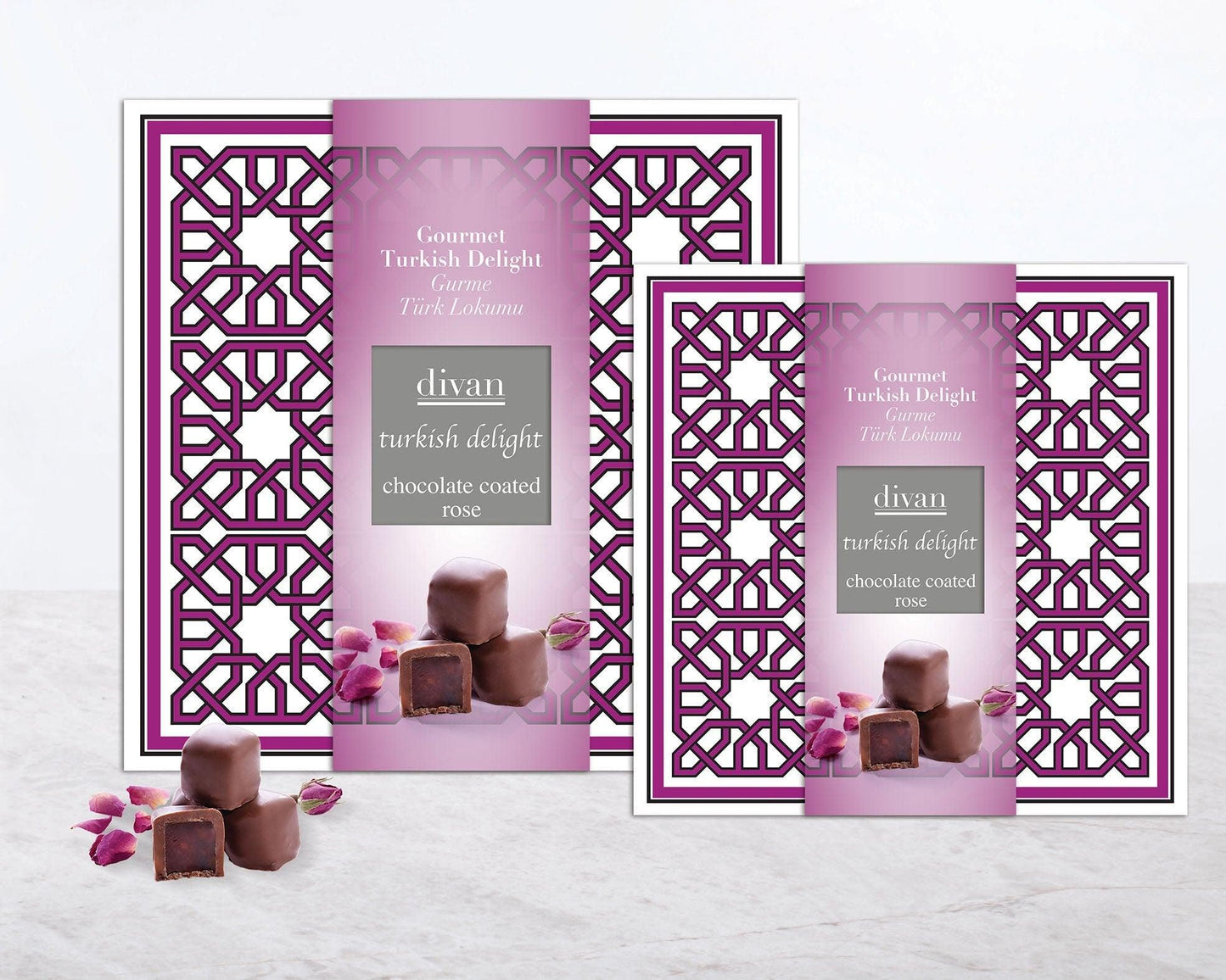 Divan Luxury Turkish Delights - Chocolate Coated Rose - leonidasbrighton.co.uk - Leonidas Brighton
