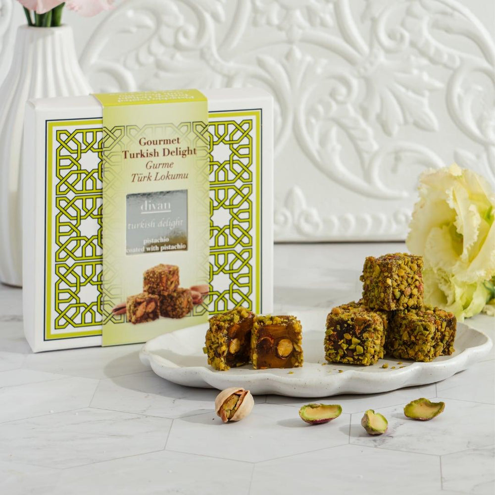 
                      
                        Divan Turkish Delight | Pistachio Coated With Pistachio | 70 gr. - leonidasbrighton.co.uk - Leonidas Brighton
                      
                    