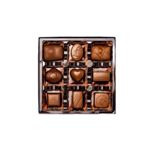 Leonidas Heritage Milk Only Box 9 Chocolates - leonidasbrighton.co.uk - Leonidas Brighton
