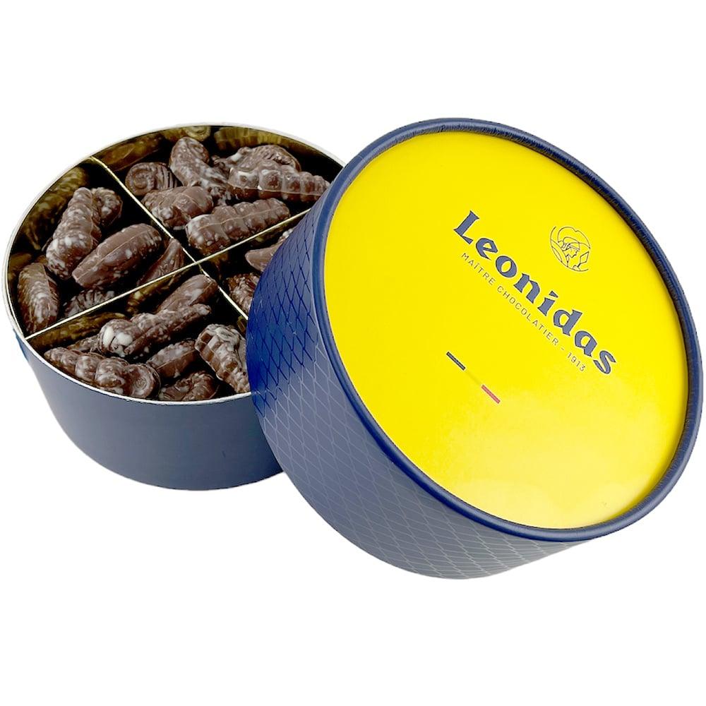 Luxury Round Chocolate Gift Box - Seashells Milk & Dark 750 gram - leonidasbrighton.co.uk - Leonidas Brighton