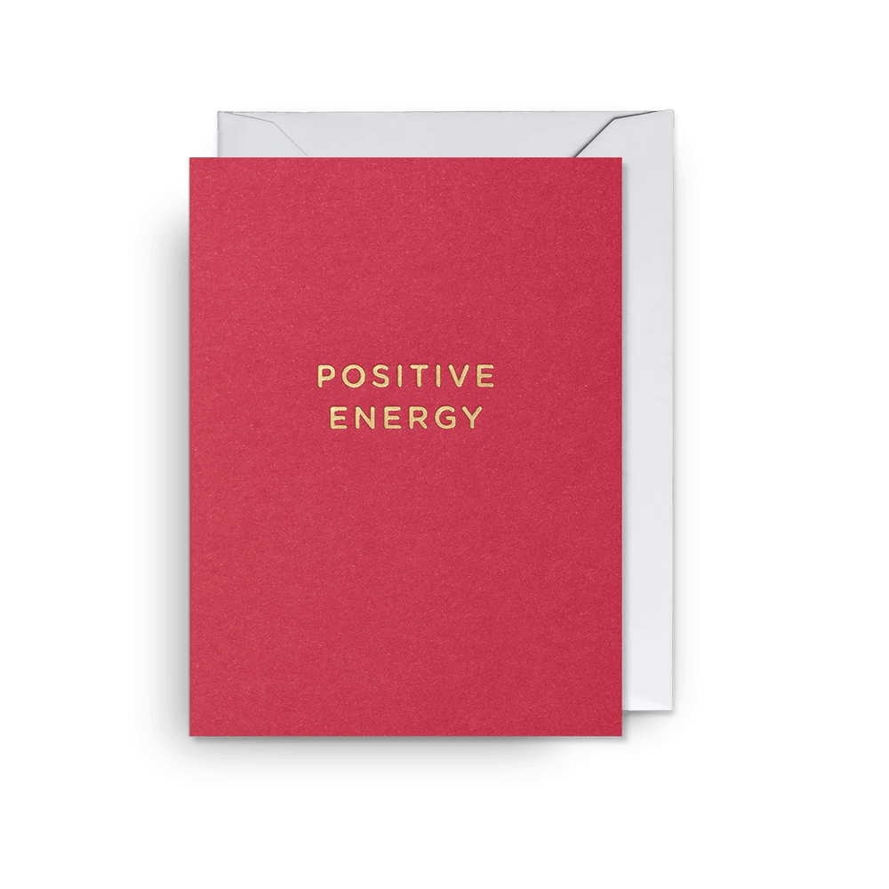 'Positive Energy' Greeting Card - leonidasbrighton.co.uk - Leonidas Brighton