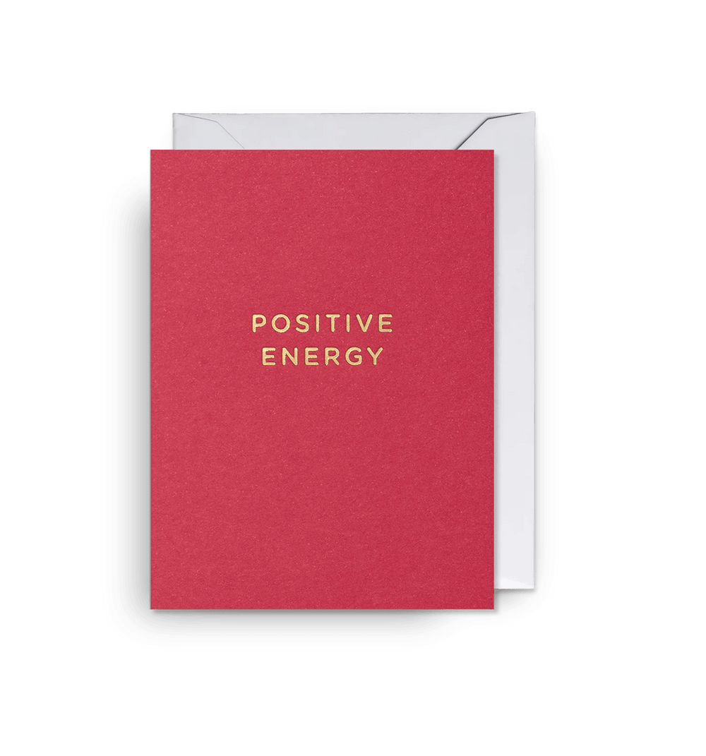 'Positive Energy' Greeting Card - leonidasbrighton.co.uk - Leonidas Brighton