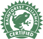 Rainforest Alliance certified logo