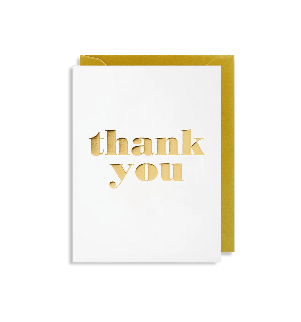 'Thank you' Greeting Card - leonidasbrighton.co.uk - Leonidas Brighton