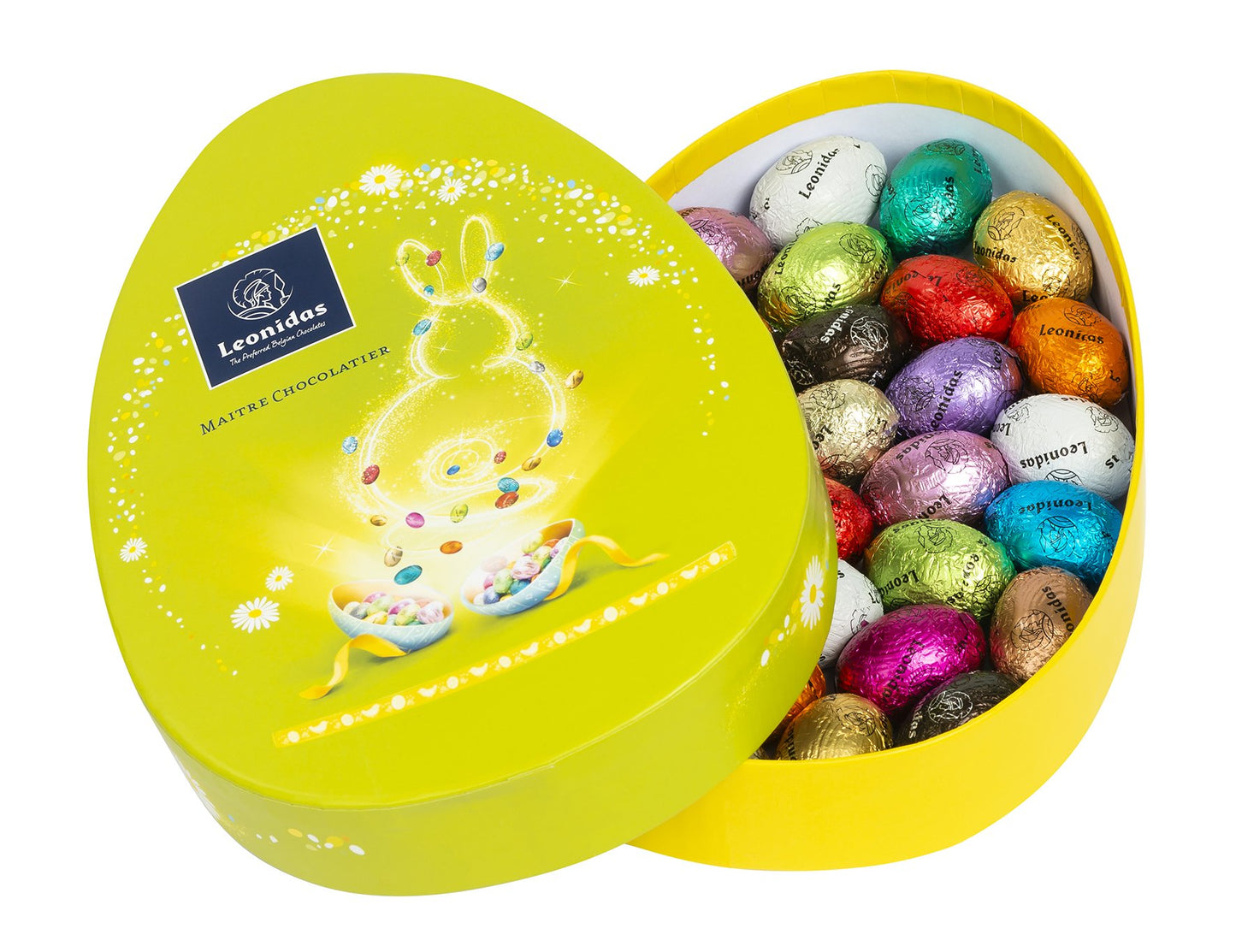 
                  
                    Easter Egg-Shaped Box with 28 eggs - www.chocolateorders.com
                  
                