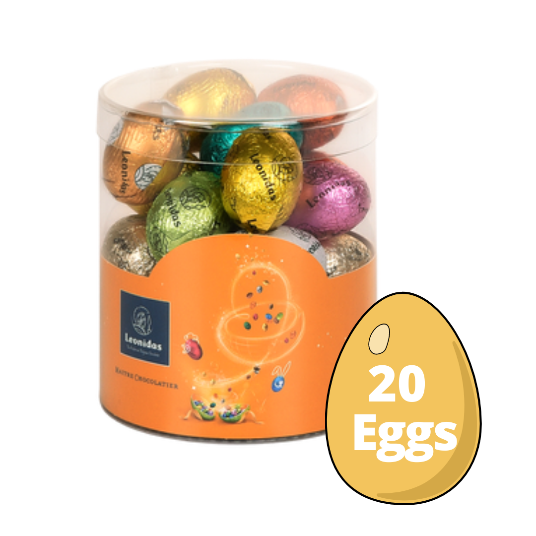 20 Mini Easter Eggs in Cylinder - www.chocolateorders.com