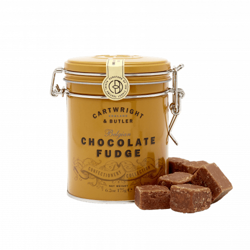 Cartwright & Butler Butter Fudge Tin Belgian Chocolate Fudge Tin - leonidasbrighton.co.uk - Leonidas Brighton