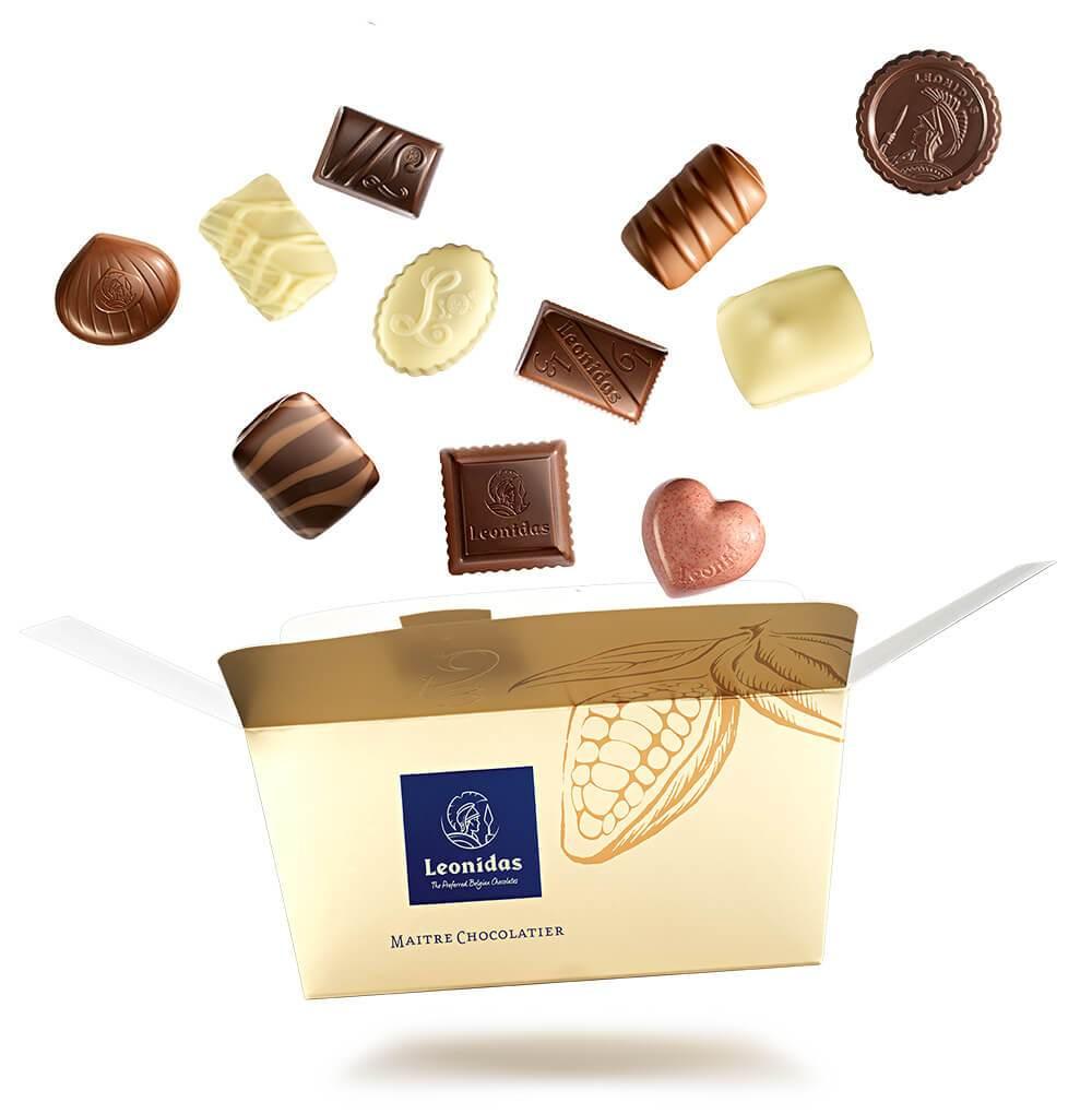 Choose Type of Chocolates variety of sizes - leonidasbrighton.co.uk - Leonidas Brighton