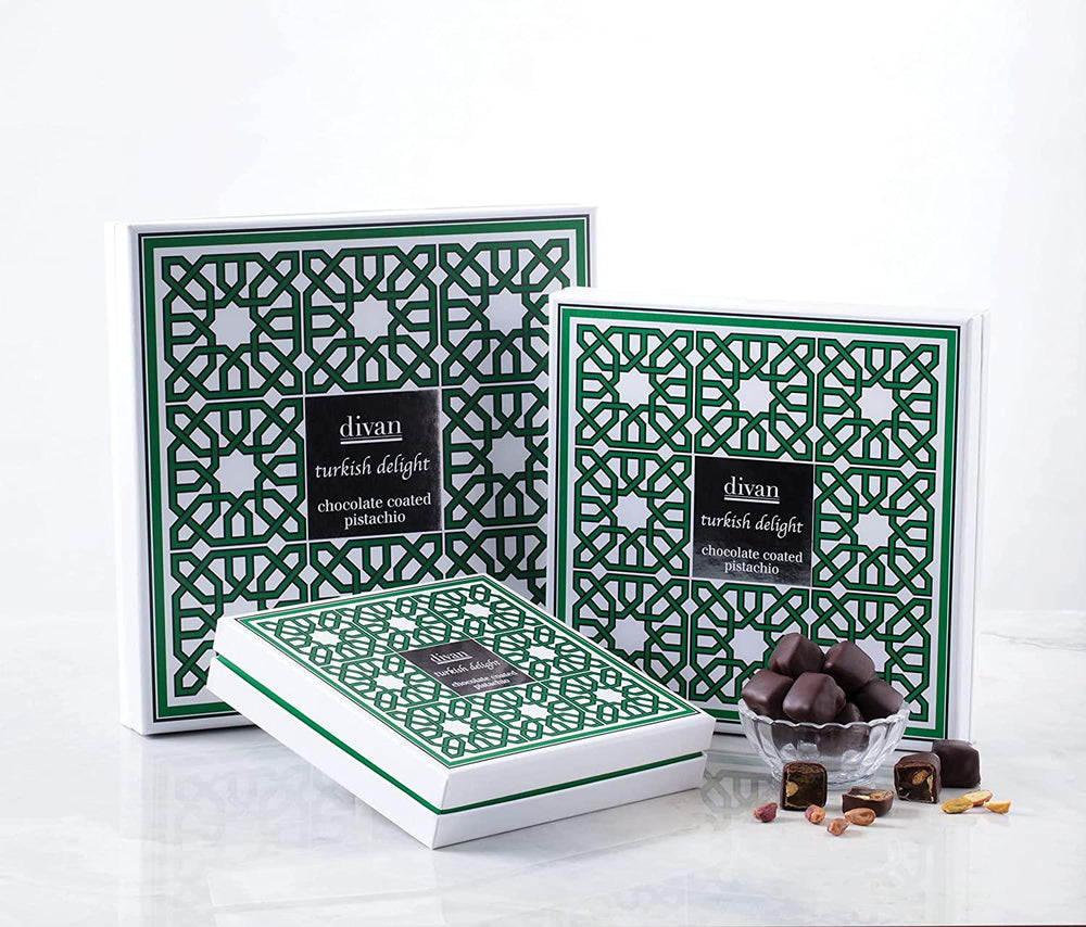 
                  
                    Divan Luxury Turkish Delights - Chocolate Coated Pistachio - leonidasbrighton.co.uk - Leonidas Brighton
                  
                