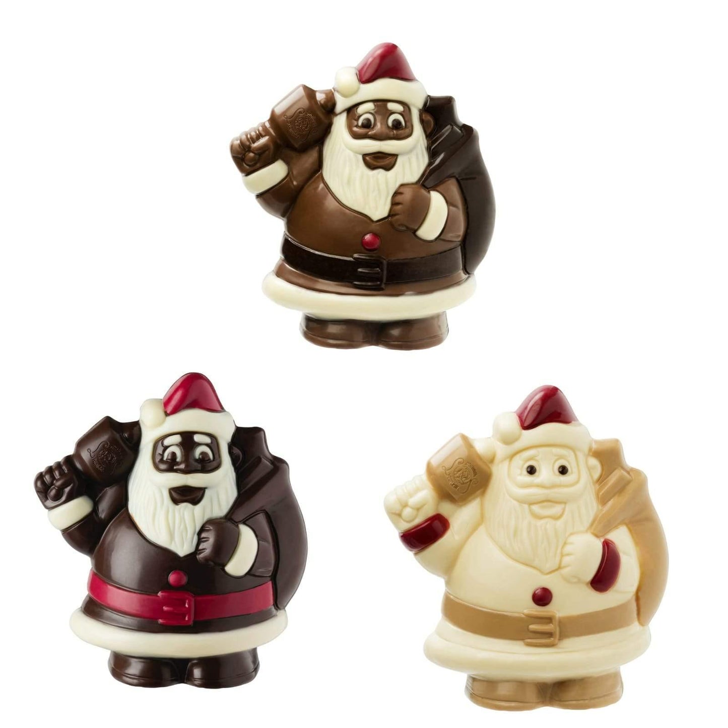Father Christmas Chocolate Figure 100g. - leonidasbrighton.co.uk - Leonidas Brighton