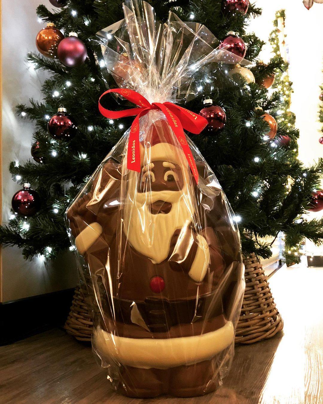 Giant Father Christmas Chocolate | COLLECTION ONLY - leonidasbrighton.co.uk - Leonidas Brighton