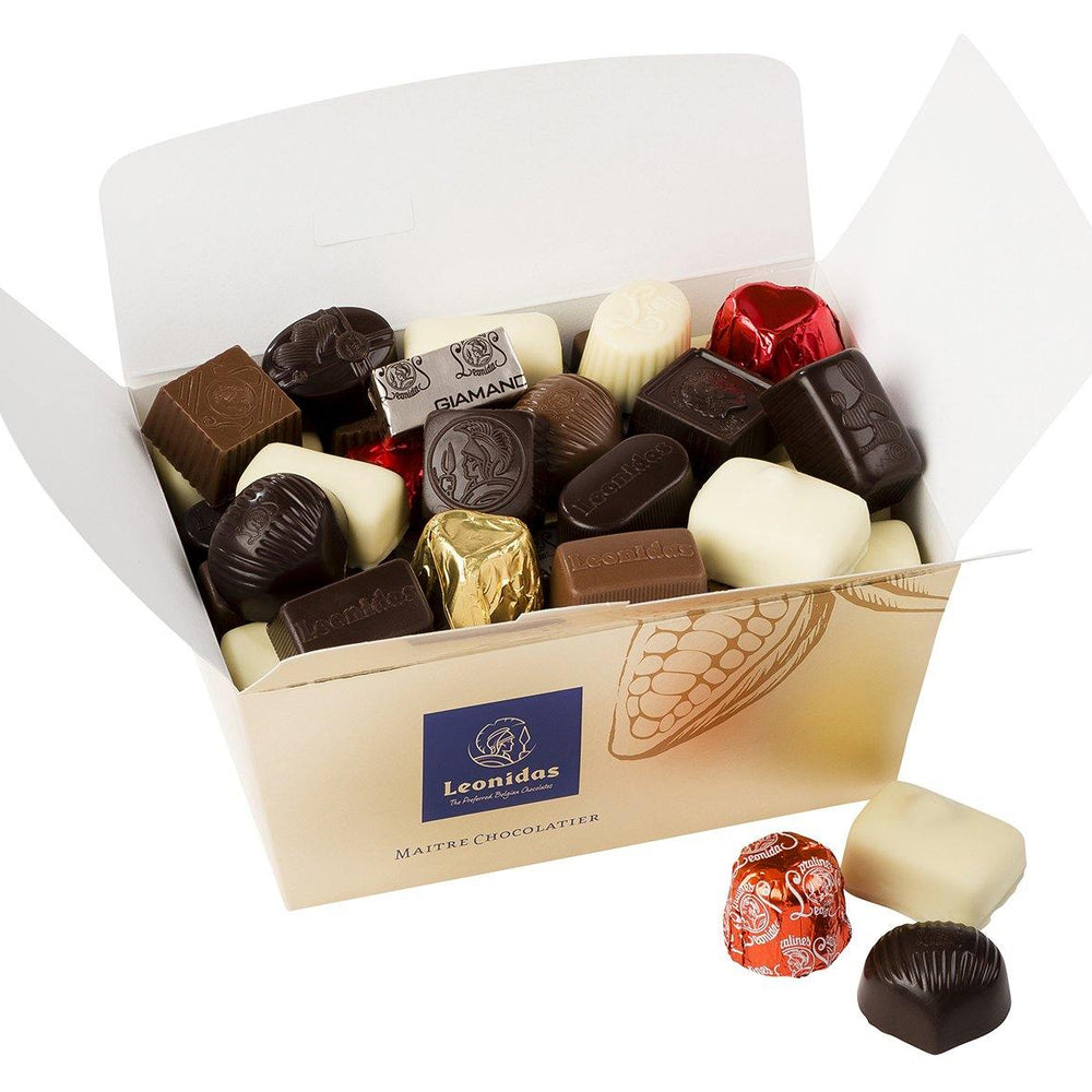 
                      
                        Gluten Free Assortment Chocolates Ballotin by weight - leonidasbrighton.co.uk - Leonidas Brighton
                      
                    