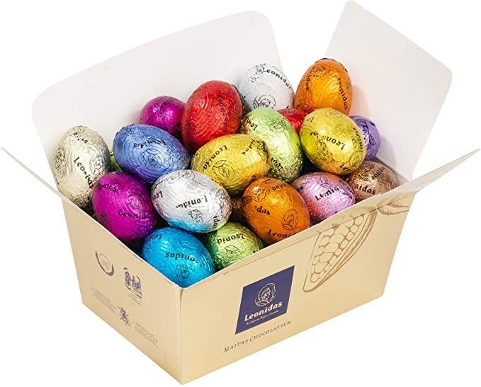 GLUTEN FREE Mini Easter Eggs in Ballotin Box by weight - www.chocolateorders.com