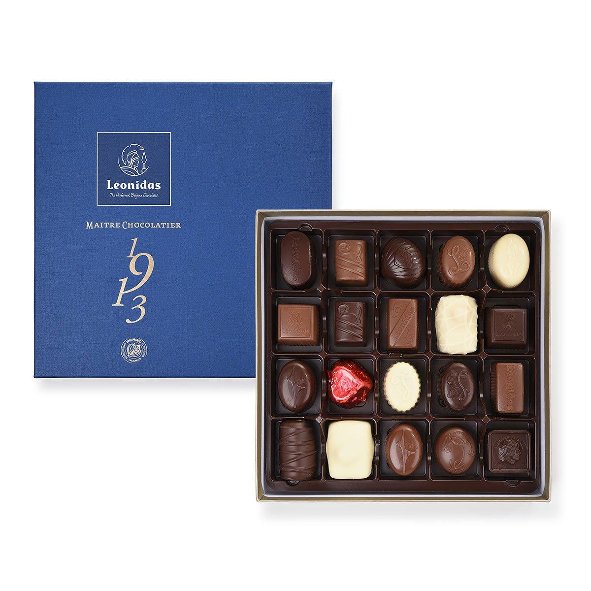 Heritage Gift Box 20 Chocolates Choose Your Own Selection - leonidasbrighton.co.uk - Leonidas Brighton