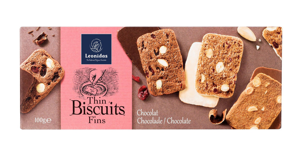 Leonidas Belgian Chocolate Biscuits Thins - leonidasbrighton.co.uk - Leonidas Brighton