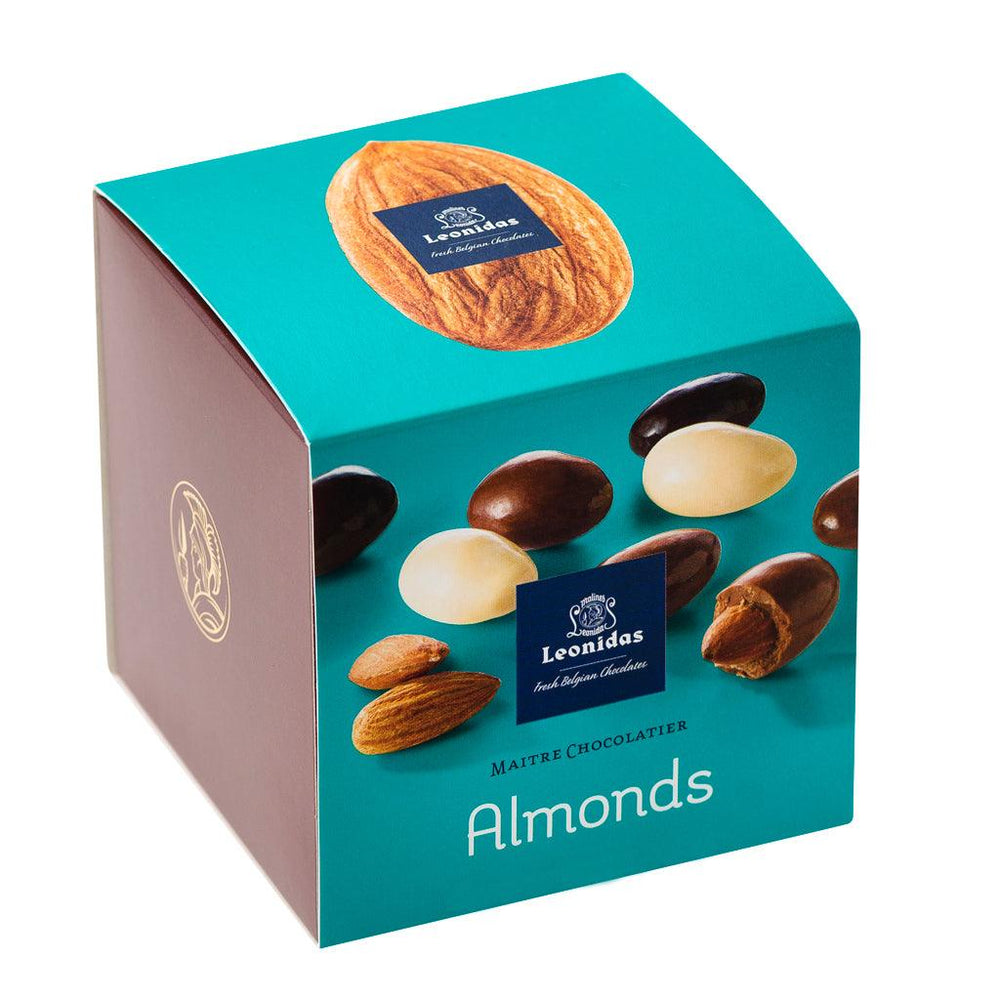 Leonidas Chocolate Almond Stone Cubes - leonidasbrighton.co.uk - Leonidas Brighton