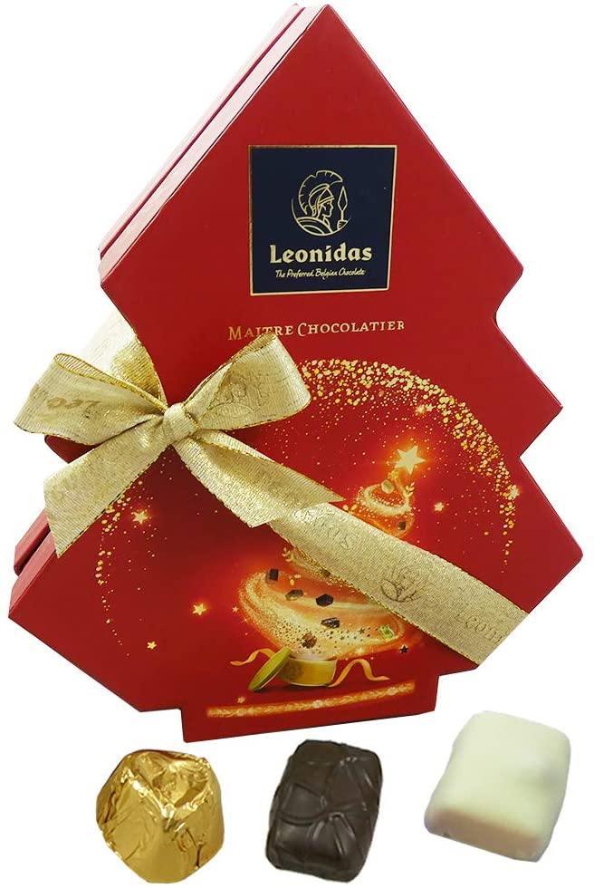 Leonidas Christmas Tree Chocolate Box - leonidasbrighton.co.uk - Leonidas Brighton