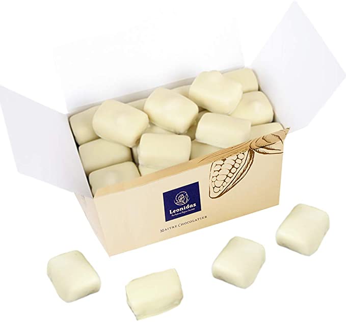 
                  
                    Manon White Hazelnut & Manon White Ballotin Box by weight - leonidasbrighton.co.uk - Leonidas Brighton
                  
                