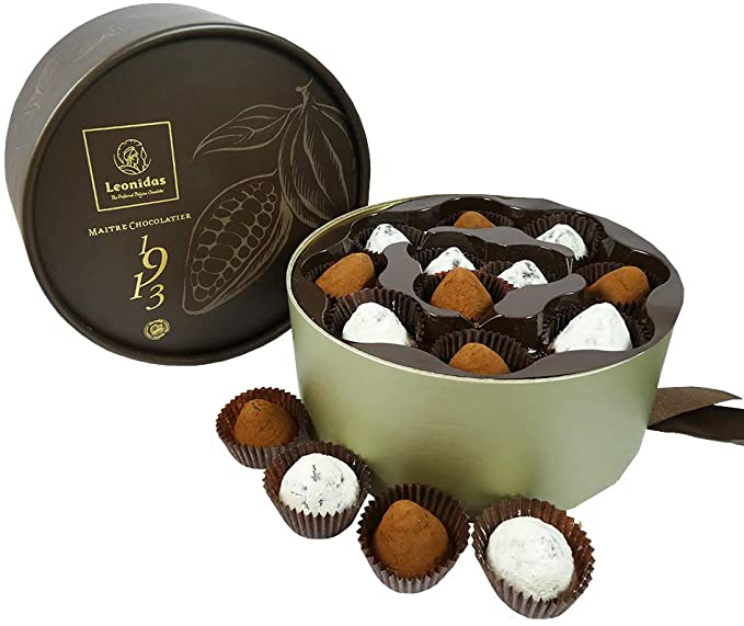 Leonidas Truffle Round Box - leonidasbrighton.co.uk - Leonidas Brighton