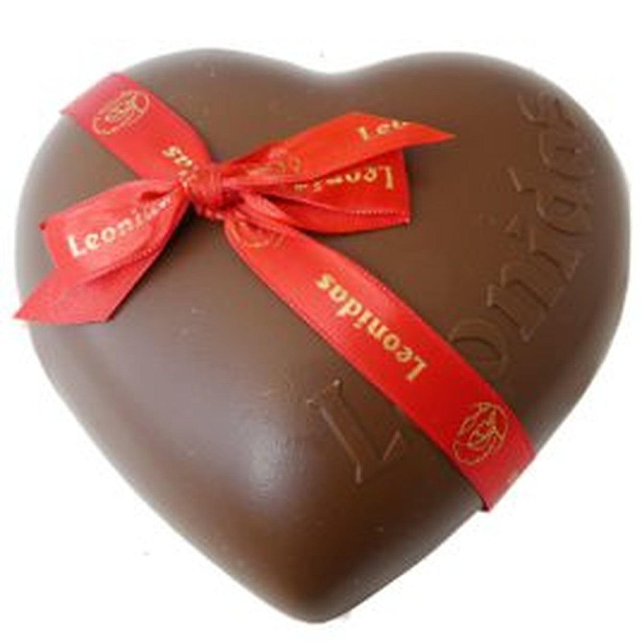 Valentine's Large Heart Chocolate -'COLLECTION only' - leonidasbrighton.co.uk - Leonidas Brighton
